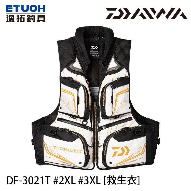 DAIWA DF-3021T 亮灰#2XL [救生衣] - 漁拓釣具官方線上購物平台